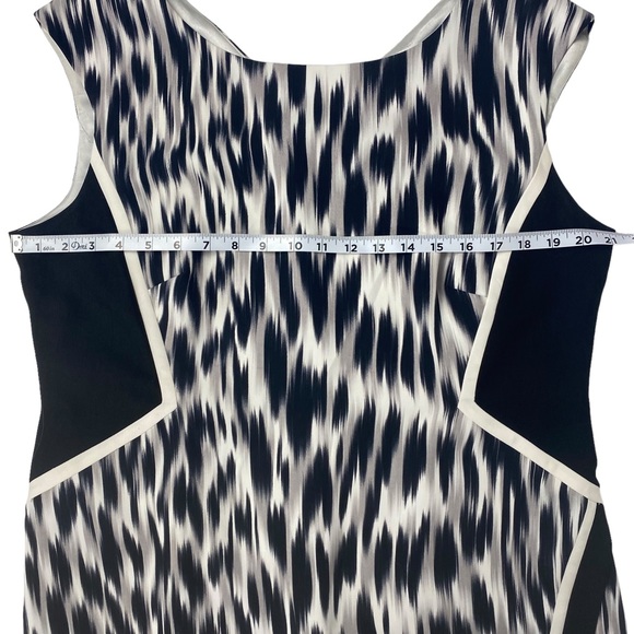 Planet Sleeveless Ikat Fully Lined Dress Zip Up Back  - Size 14 - Picture 10 of 12